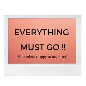 EVERYTHING MUST GO